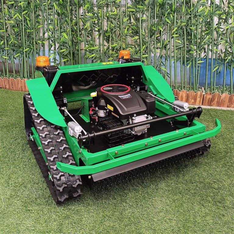 wireless radio control rubber track grass crusher Chinese best manufacturer
