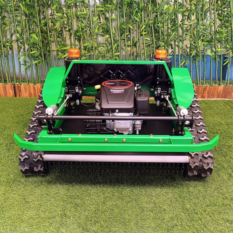 remote controlled track lawn grass cutter China best company
