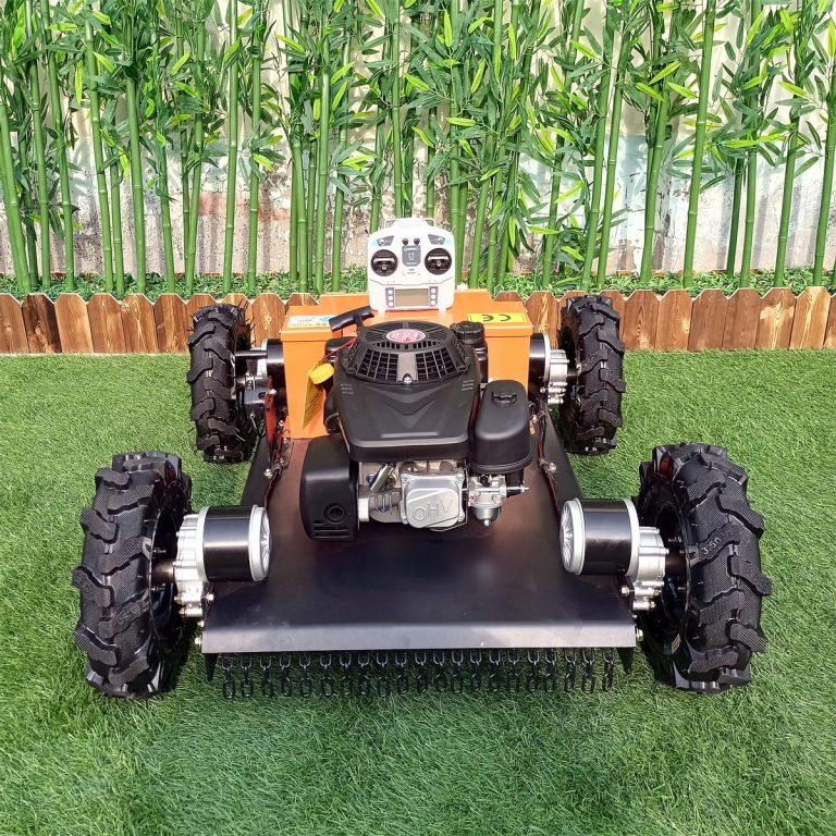 wireless radio control mowing machine for villa lawn